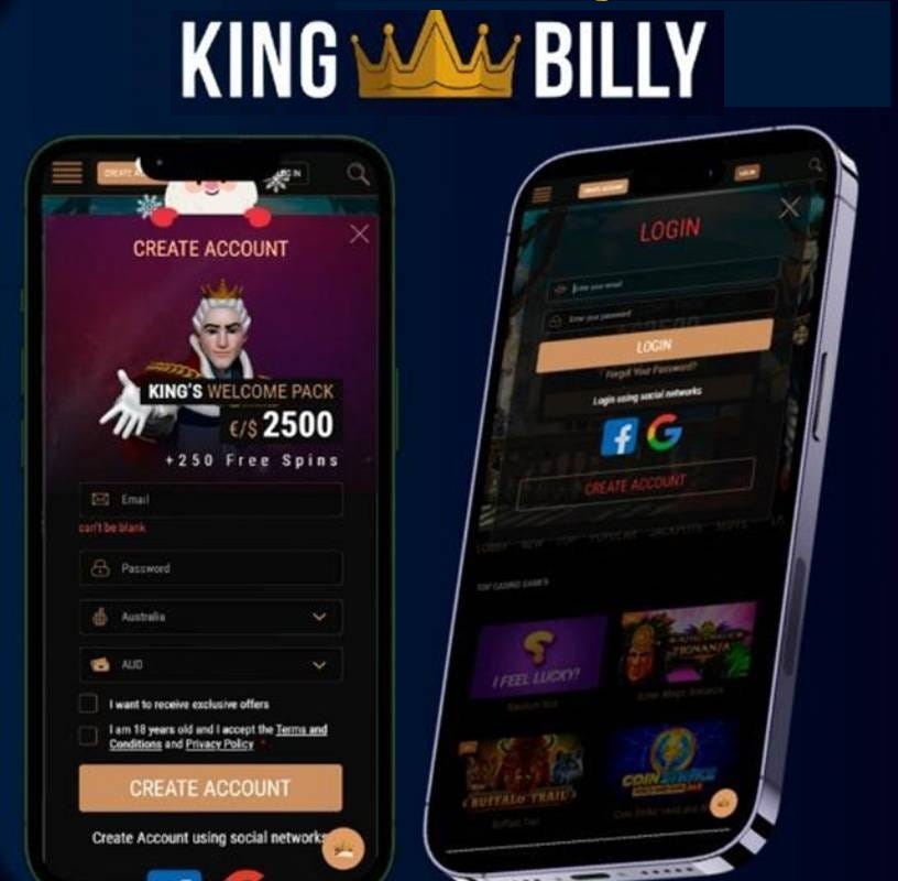 A Realm of Endless Entertainment with King Billy Casino Australia